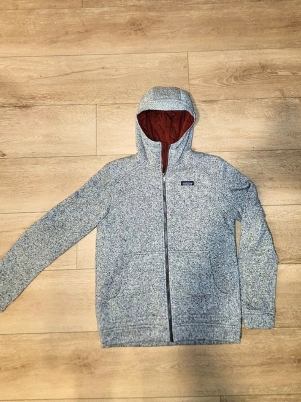 Patagonia Better Sweater Insulated Hooded Jacket Men’s Medium Gray Quilted Lined